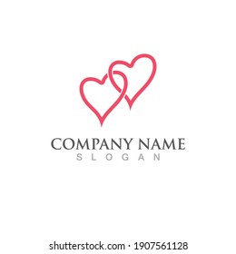 Beauty Love Vector icon illustration design Template