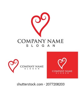 Beauty Love Vector icon illustration design Template