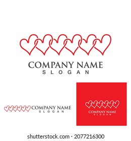 Beauty Love Vector icon illustration design Template
