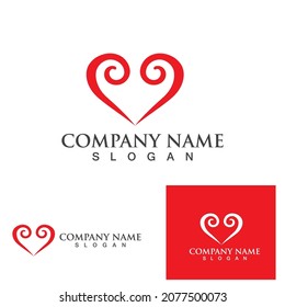 Beauty Love Vector icon illustration design Template