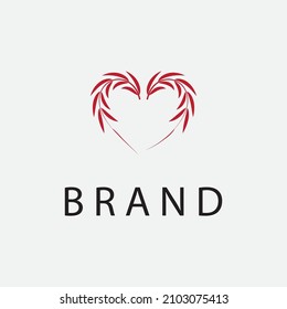Beauty Love Vector icon illustration design Template