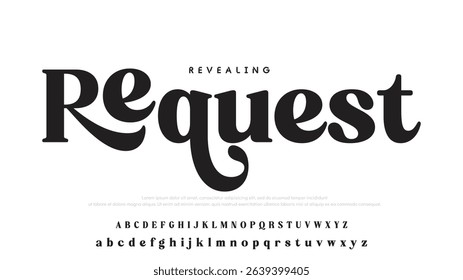 Beauty Luxury font alphabet logo. Typography beautiful fashion elegant classic letters serif italic fonts decorative wedding vintage blossom logos. vector illustration