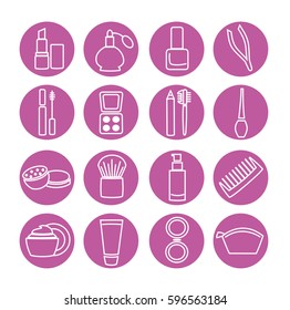 Beauty and make up icons.