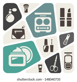 Beauty and makeup background