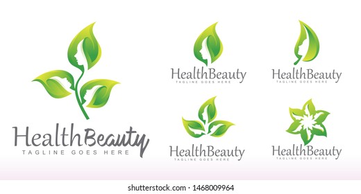 Beauty medical healthcare Logo stock