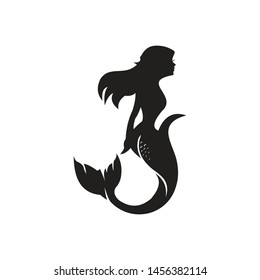 a beauty mermaid logo template