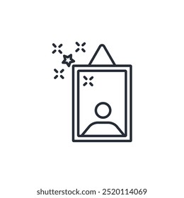 beauty mirror icon 