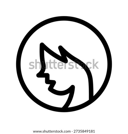 Beauty Mode Icon Vector Symbol Design Illustration