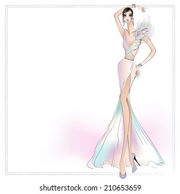 beauty model