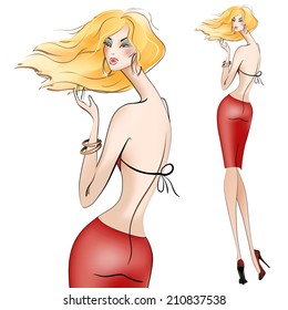 beauty model