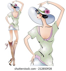 beauty model