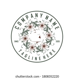 beauty Modern Minimalist Logo Template Vector