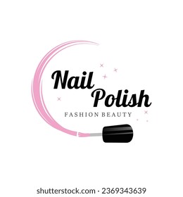 Plantilla de diseño de imagen con el logotipo Beauty Nail Care