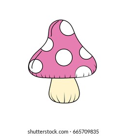 beauty natural fungus plant icon