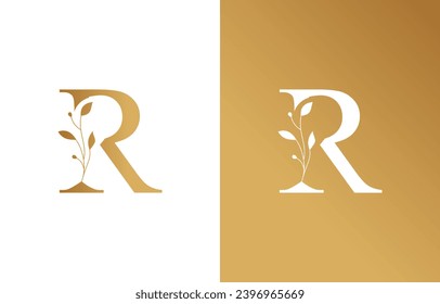 Beauty Natural Leaf Logo Design