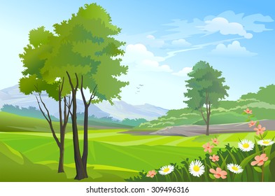 Beauty of nature: countryside 