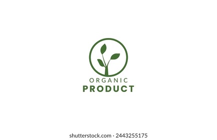 beauty of nature doodle organic leave emblem