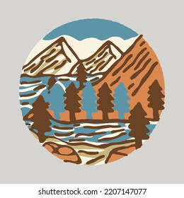 Beauty nature graphic illustration vector art t-shirt design