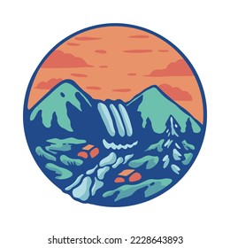 Beauty nature graphic illustration vector art t-shirt design