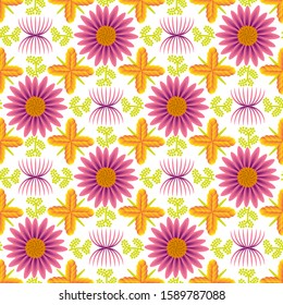 beauty nature spring floral pattern