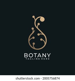 Beauty olive botany flower leaf logo for decoration and spa. Logo can be used for icon, brand, identity, royal, symbol, monogram, feminine, and boutique