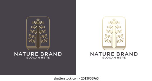 beauty olive tree logo design for your business, saloon, spa, fashion etc