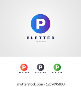 Beauty P Letter Logo