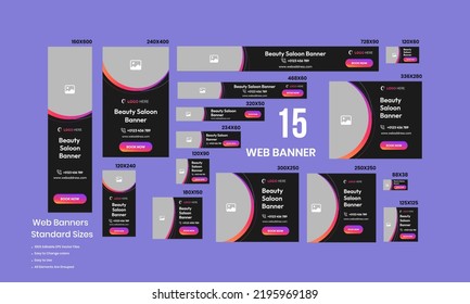 Beauty parlor and spa saloon hair share social media post banner design, awesome color combination. An image can be placed in the template. Barber vector square, EPS 10 version banner post design.