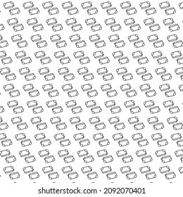 Schönheitsmuster Symbol Hintergrund bunter lineares Design 