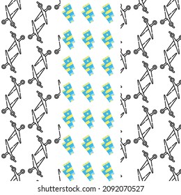 beauty pattern icon background colorful linear design 