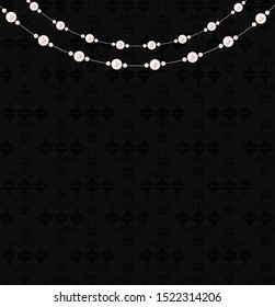 Beauty pearl background vector illustration
