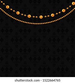 Beauty pearl background vector illustration