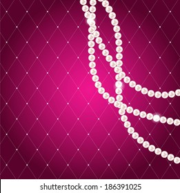 Beauty Pearl Background Vector Illustration