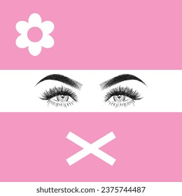 the beauty of perfect eyes when looking at you