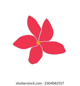 Beauty plumeria icon flowers design illustration symbol