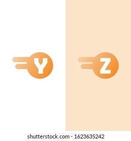 The beauty premium initial Y,Z logo