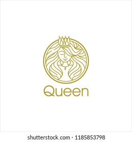 Beauty Queen Logo Business