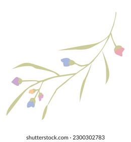 beauty romantic fantasy flower for invitation, postcard, wedding, poster, banner, etc.