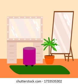 Beauty room for women and lady. Сalm and comfortable place