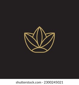 Beauty rose spa logo vector concept. Logo can be used for icon, brand, identity, cosmetic, boutique, nature, and spa