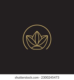 concepto vectorial del logotipo del spa Beauty rose. El logotipo puede utilizarse para ícono, marca, identidad, cosmética, boutique, naturaleza y spa