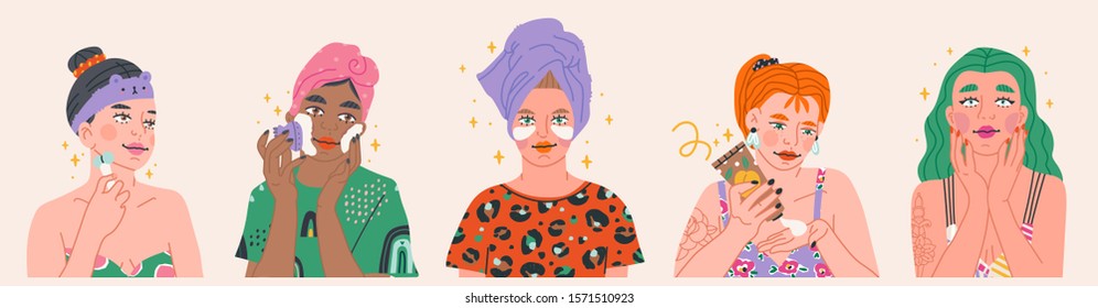 Vetores e ilustrações de Mulher maquiagem para download gratuito