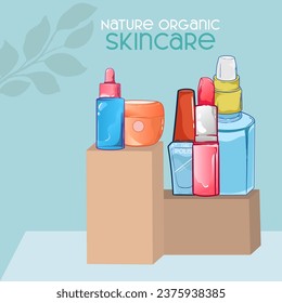 Elementos de rutina de belleza, cepillos faciales y pegatinas. herramientas de cuidado matutino de Spa, maquillaje de ocultador y cepillo de pelo.