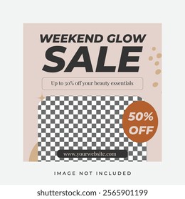 Beauty Sale Instagram Post Template