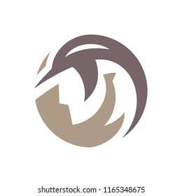 Beauty salon abstract sign