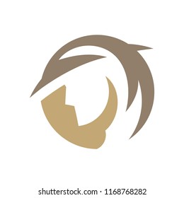 Beauty salon abstract sign