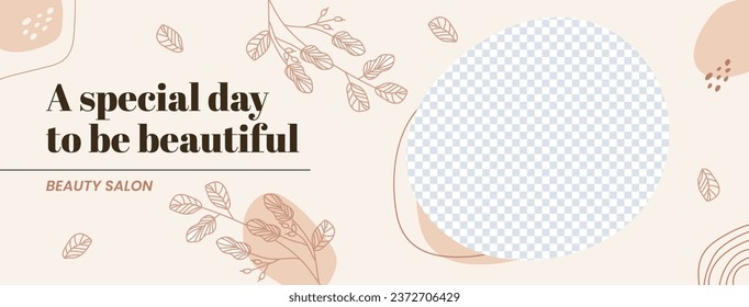 Beauty salon background. Salon Template. Spa treatment. Beauty Center. spa clinic. Beauty and Spa Salon design. Vector Illustration. Poster, Banner, Flyer, Cover. Social Media Post. relax. body care.