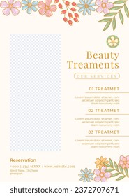 Beauty salon background. Salon Template. Spa treatment. Beauty Center. spa clinic. Beauty and Spa Salon design. Vector Illustration. Poster, Banner, Flyer, Cover. Social Media Post. relax. body care.
