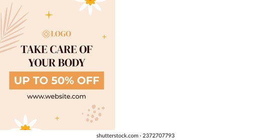 Beauty salon background. Salon Template. Spa treatment. Beauty Center. spa clinic. Beauty and Spa Salon design. Vector Illustration. Poster, Banner, Flyer, Cover. Social Media Post. relax. body care.