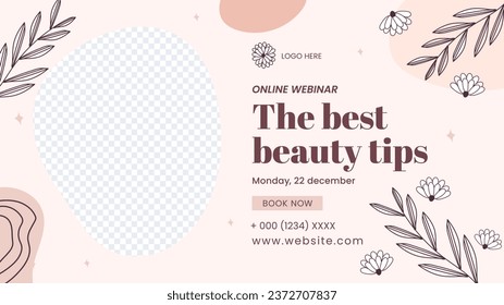 Beauty salon background. Salon Template. Spa treatment. Beauty Center. spa clinic. Beauty and Spa Salon design. Vector Illustration. Poster, Banner, Flyer, Cover. Social Media Post. relax. body care.